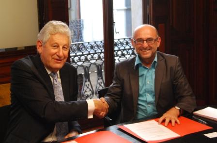 VC with Prof Josep Ferrer, UPF, Barcelona